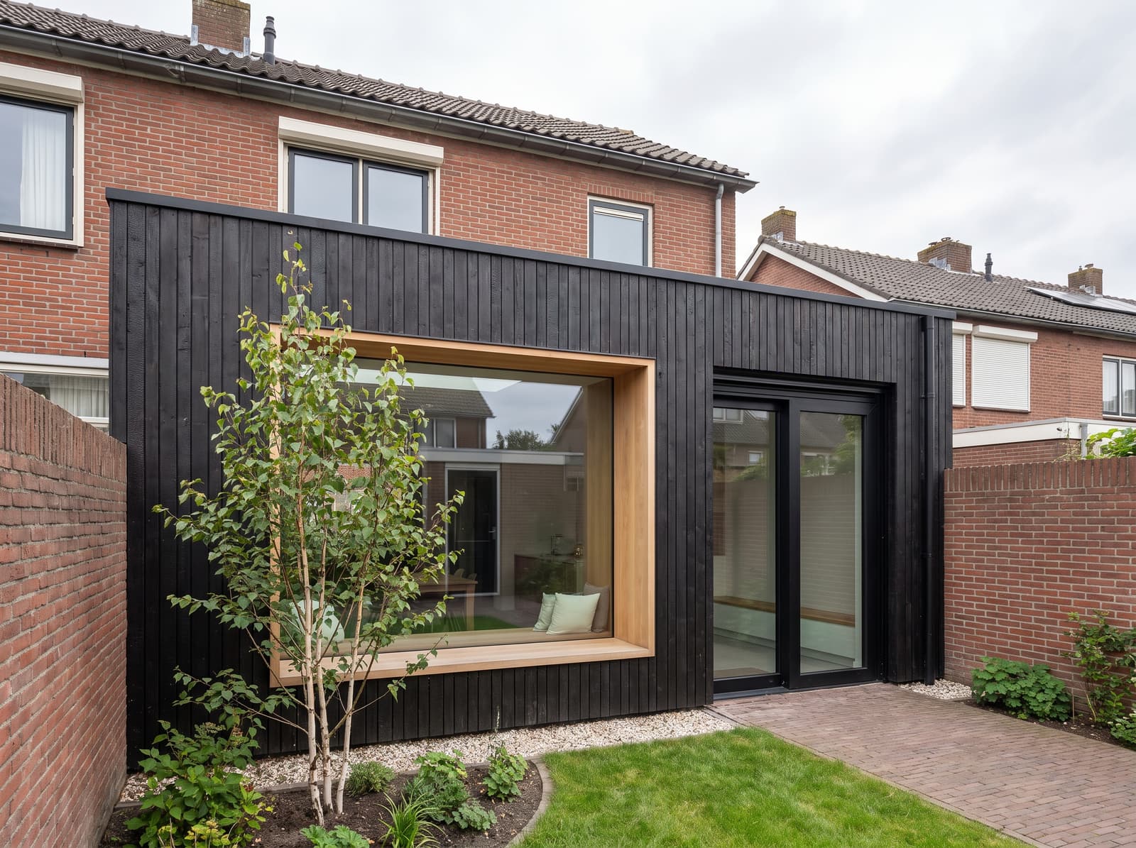 Houten gevel